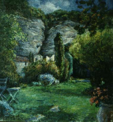 The garden at Le Beaucat