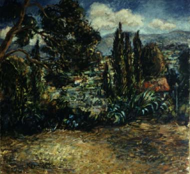 Grimaud with Cypress Trees